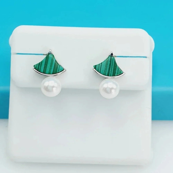 "925 Sterling Silver CZ Beautiful Earrings for Women, 1USPAR4127 - Picture 6 of 11